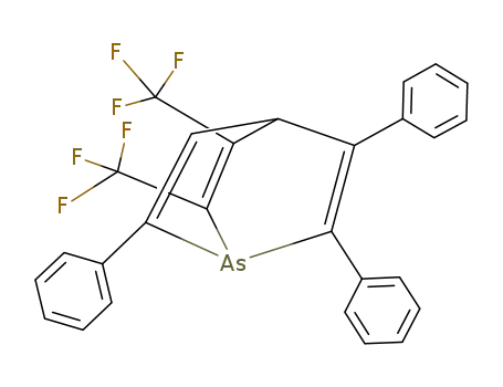 Molecular Structure of 38860-29-6 (2,3,7-triphenyl-5,6-bis-trifluoromethyl-1-arsa-bicyclo[2.2.2]octa-2,5,7-triene)