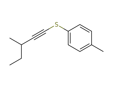 1-Methyl-4-(3-methyl-pent-1-ynylsulfanyl)-benzene