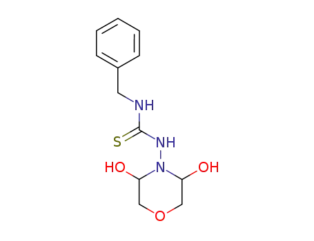 1-benzyl-3-(3,5-dihydroxy-morpholin-4-yl)-thiourea