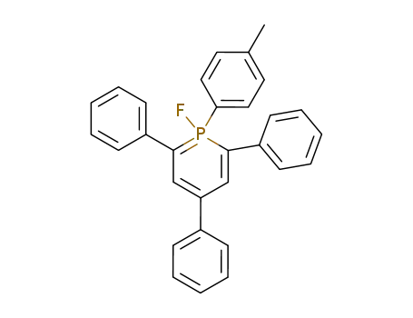 1-fluoro-2,4,6-triphenyl-1-<i>p</i>-tolyl-1λ<sup>5</sup>-phosphinine