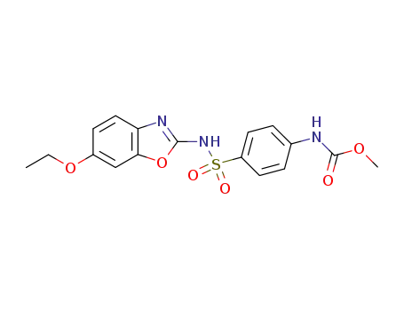 [4-(6-ethoxy-benzooxazol-2-ylsulfamoyl)-phenyl]-carbamic acid methyl ester