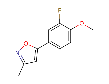 5-(3-fluoro-4-methoxy-phenyl)-3-methyl-isoxazole