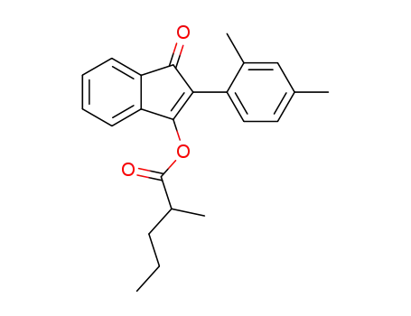 2-Methyl-pentanoic acid 2-(2,4-dimethyl-phenyl)-3-oxo-3H-inden-1-yl ester