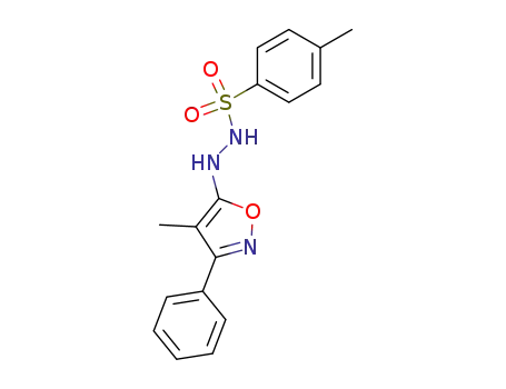 toluene-4-sulfonic acid <i>N</i>'-(4-methyl-3-phenyl-isoxazol-5-yl)-hydrazide