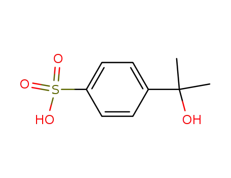 Molecular Structure of 107408-08-2 (Benzenesulfonic acid, 4-(1-hydroxy-1-methylethyl)-)
