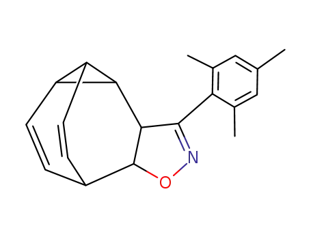 3-(2,4,6-trimethyl-phenyl)-3a,4,6a,7,7a,7b-hexahydro-4,7-etheno-cyclopropa[3,4]cyclohepta[1,2-<i>d</i>]isoxazole
