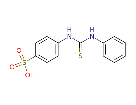 Molecular Structure of 47095-06-7 (N-Phenyl-N'-(4-sulfo-phenyl)-thioharnstoff)