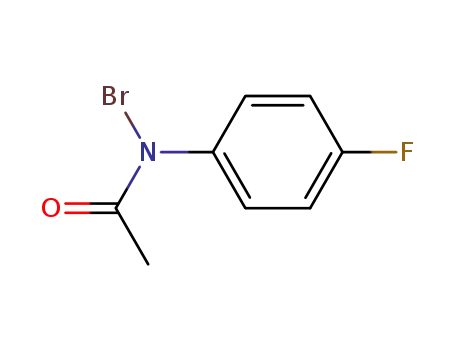 Molecular Structure of 3110-67-6 (4-Fluor-N-brom-acetanilid)