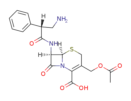 (6<i>R</i>)-3-acetoxymethyl-7<i>t</i>-((<i>R</i>)-3-amino-2-phenyl-propionylamino)-8-oxo-(6<i>r</i><i>H</i>)-5-thia-1-aza-bicyclo[4.2.0]oct-2-ene-2-carboxylic acid