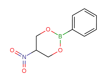 Molecular Structure of 4406-74-0 (1,3,2-Dioxaborinane,5-nitro-2-phenyl-)
