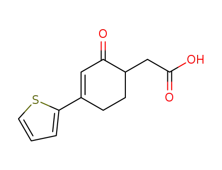 (2-Oxo-4-thiophen-2-yl-cyclohex-3-enyl)-acetic acid