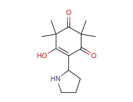 4-Cyclohexene-1,3-dione,
5-hydroxy-2,2,6,6-tetramethyl-4-(2-pyrrolidinyl)-