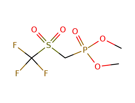 Trifluoromethanesulfonylmethyl-phosphonic acid dimethyl ester