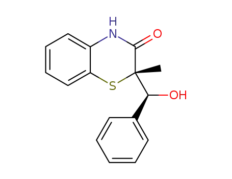 threo-3,4-dihydro-2(α-hydroxybenzyl)-4H-2-methyl-3-oxo-2H-1,4-benzothiazine