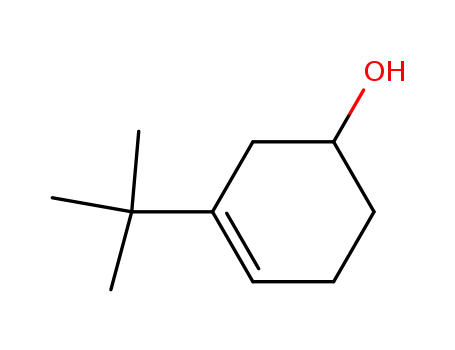 Molecular Structure of 140837-17-8 (3-Cyclohexen-1-ol, 3-(1,1-dimethylethyl)-)