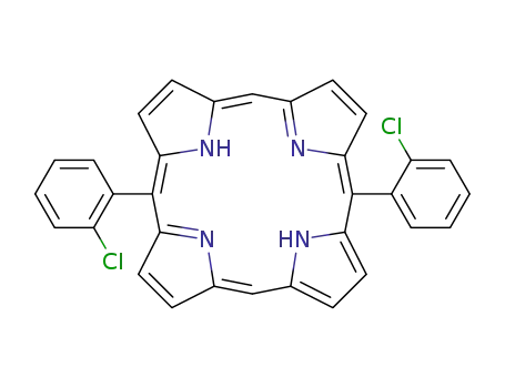 (5Z,10Z,14Z,19Z)-5,15-Bis-(2-chloro-phenyl)-porphyrin