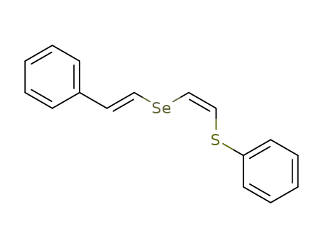 Benzene, [[2-[(2-phenylethenyl)seleno]ethenyl]thio]-, (E,Z)-