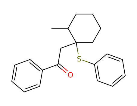 2-(2-Methyl-1-phenylsulfanyl-cyclohexyl)-1-phenyl-ethanone
