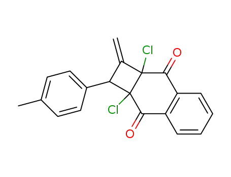 1,6-dichloro-7-methylene-8-(4-methylphenyl)benzo<3,4>bicyclo<4.2.0>oct-3-ene-2,5-dione