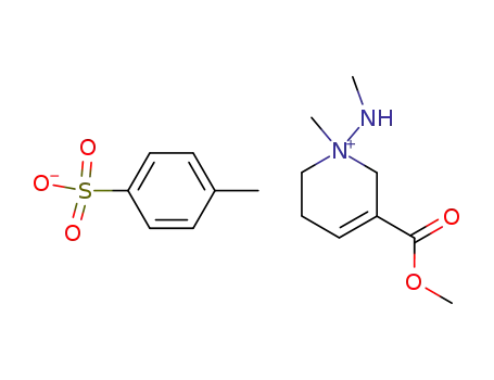 Toluene-4-sulfonate5-methoxycarbonyl-1-methyl-1-methylamino-1,2,3,6-tetrahydro-pyridinium;