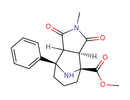 (1S,2R,7R)-4-Methyl-3,5-dioxo-7-phenyl-4,11-diaza-tricyclo[5.3.1.0<sup>2,6</sup>]undecane-1-carboxylic acid methyl ester