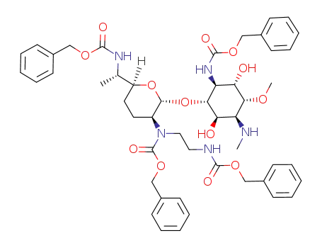 1,2',6'-tri-N-benzyloxycarbonyl-2'-N-(2-N-benzyloxycarbonylaminoethyl)fortimicin B