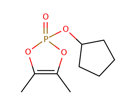 1,3,2-Dioxaphosphole, 2-(cyclopentyloxy)-4,5-dimethyl-, 2-oxide