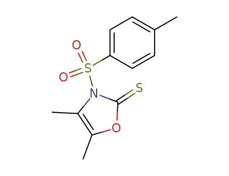 4,5-dimethyl-3-(toluene-4-sulfonyl)-3<i>H</i>-oxazole-2-thione
