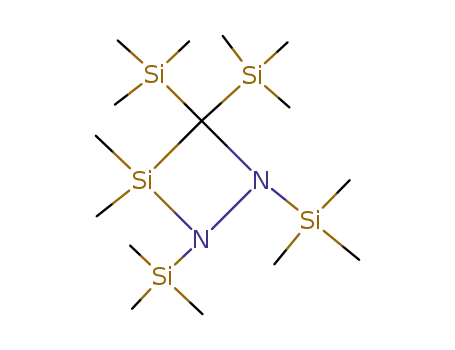1,2-Diaza-3-silacyclobutane,
3,3-dimethyl-1,2,4,4-tetrakis(trimethylsilyl)-