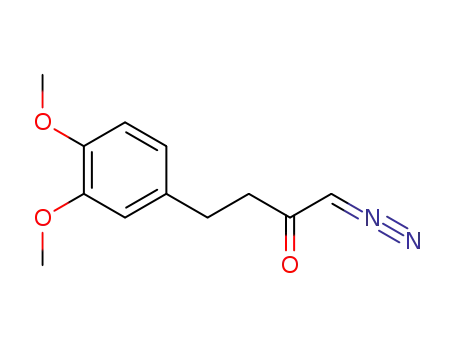 2-Butanone, 1-diazo-4-(3,4-dimethoxyphenyl)-