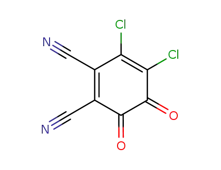 Molecular Structure of 98166-92-8 (1,3-Cyclohexadiene-1,2-dicarbonitrile, 3,4-dichloro-5,6-dioxo-)