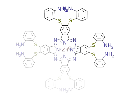 [Zn(C<sub>80</sub>H<sub>56</sub>N<sub>16</sub>S<sub>8</sub>)]