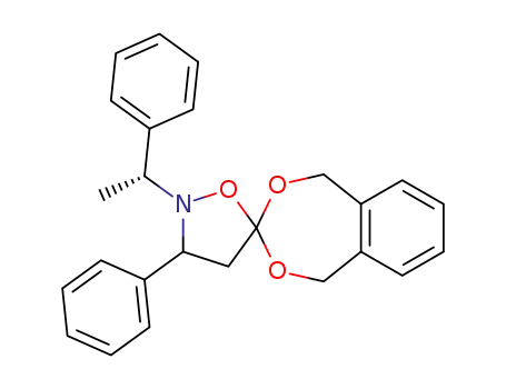 N-<(R)-α-Methylbenzyl>-3'-phenylspiro<1,5-dihydro-2,4-benzodioxepine-3,5'-isoxazolidine>
