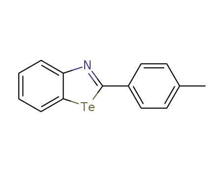 Molecular Structure of 123707-76-6 (Benzotellurazole, 2-(4-methylphenyl)-)