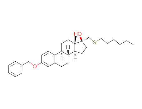 17α-(hexylthiomethyl)estradiol 3-benzyl ether