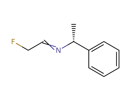 Molecular Structure of 39621-43-7 (Benzenemethanamine, N-(2-fluoroethylidene)-a-methyl-, (R)-)