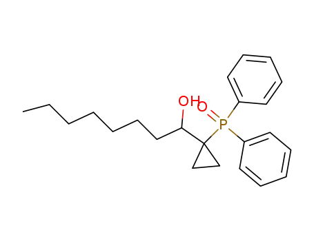 1-[1-(Diphenyl-phosphinoyl)-cyclopropyl]-octan-1-ol