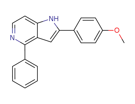 1H-Pyrrolo[3,2-c]pyridine, 2-(4-methoxyphenyl)-4-phenyl-