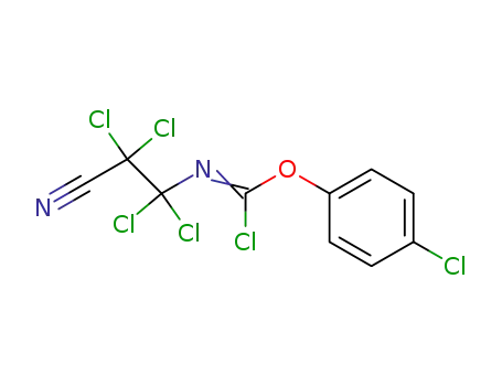 Carbonochloridimidic acid, (1,1,2,2-tetrachloro-2-cyanoethyl)-,
4-chlorophenyl ester