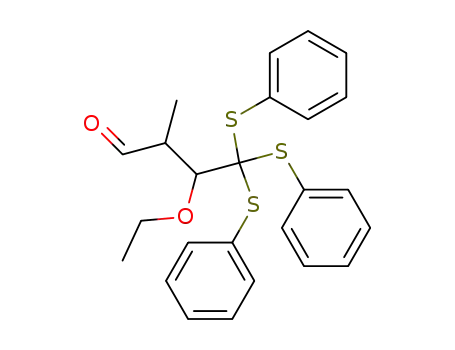 Butanal, 3-ethoxy-2-methyl-4,4,4-tris(phenylthio)-