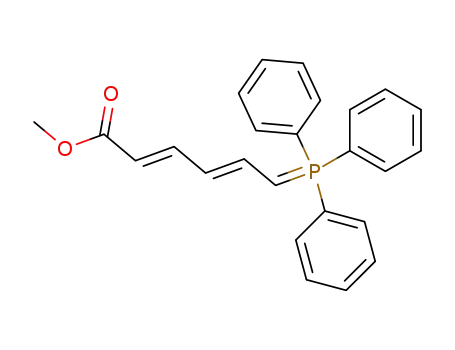 2,4-Hexadienoic acid, 6-(triphenylphosphoranylidene)-, methyl ester,
(E,E)-