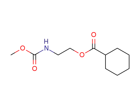 Cyclohexanecarboxylic acid, 2-[(methoxycarbonyl)amino]ethyl ester