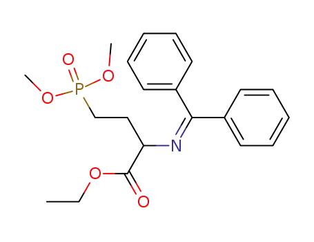 2-(Benzhydrylidene-amino)-4-(dimethoxy-phosphoryl)-butyric acid ethyl ester