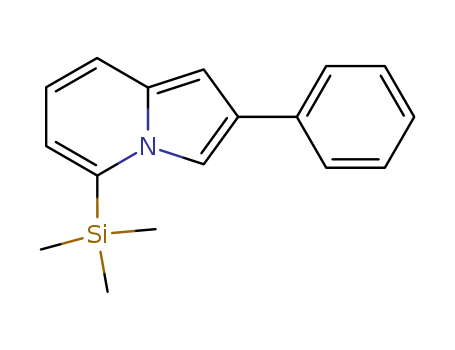 Indolizine, 2-phenyl-5-(trimethylsilyl)-