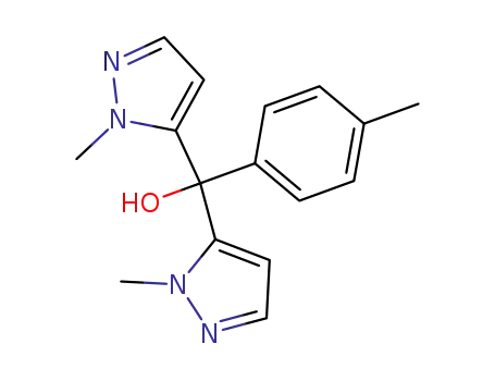 (p-methylphenyl)-bis(1-methylpyrazol-5'-yl)carbinol