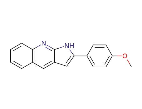 1H-Pyrrolo[2,3-b]quinoline, 2-(4-methoxyphenyl)-