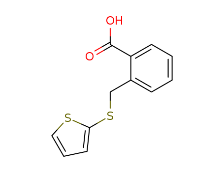 Benzoic acid, 2-[(2-thienylthio)methyl]-