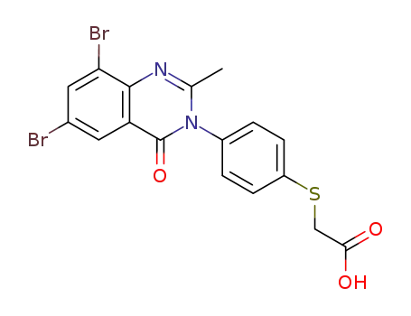 [4-(6,8-Dibromo-2-methyl-4-oxo-4H-quinazolin-3-yl)-phenylsulfanyl]-acetic acid