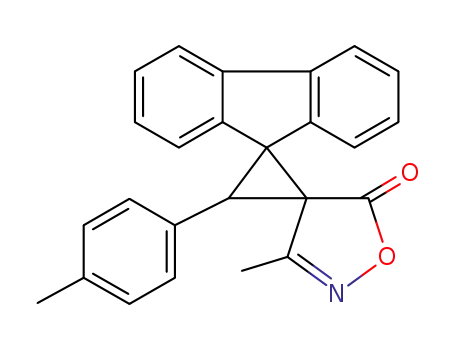 3''-methyl-3'-<i>p</i>-tolyl-dispiro[fluorene-9,1'-cyclopropane-2',4''-isoxazol]-5''-one