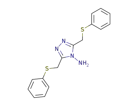 3,5-bisphenylthiomethyl-4-amino-1,2,4-triazole